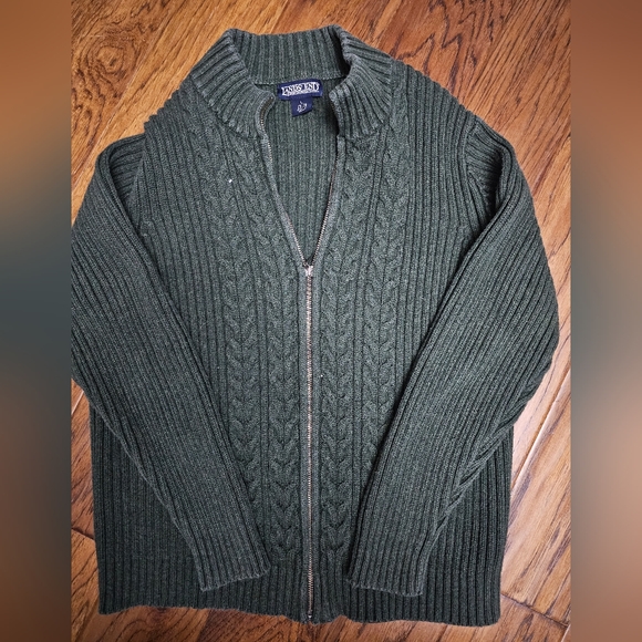 Lands End full zip sweater sz small - Picture 1 of 3